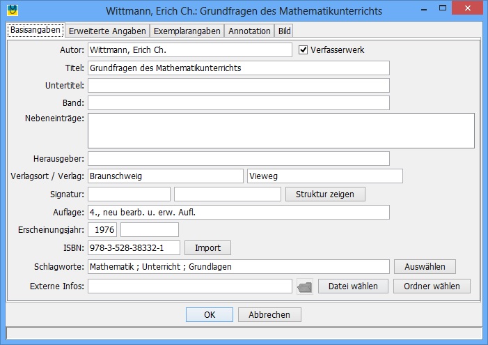 Eines von mehreren Fenstern mit überschaubarer Informationsmenge Eines von mehreren Fenstern mit überschaubarer Informationsmenge